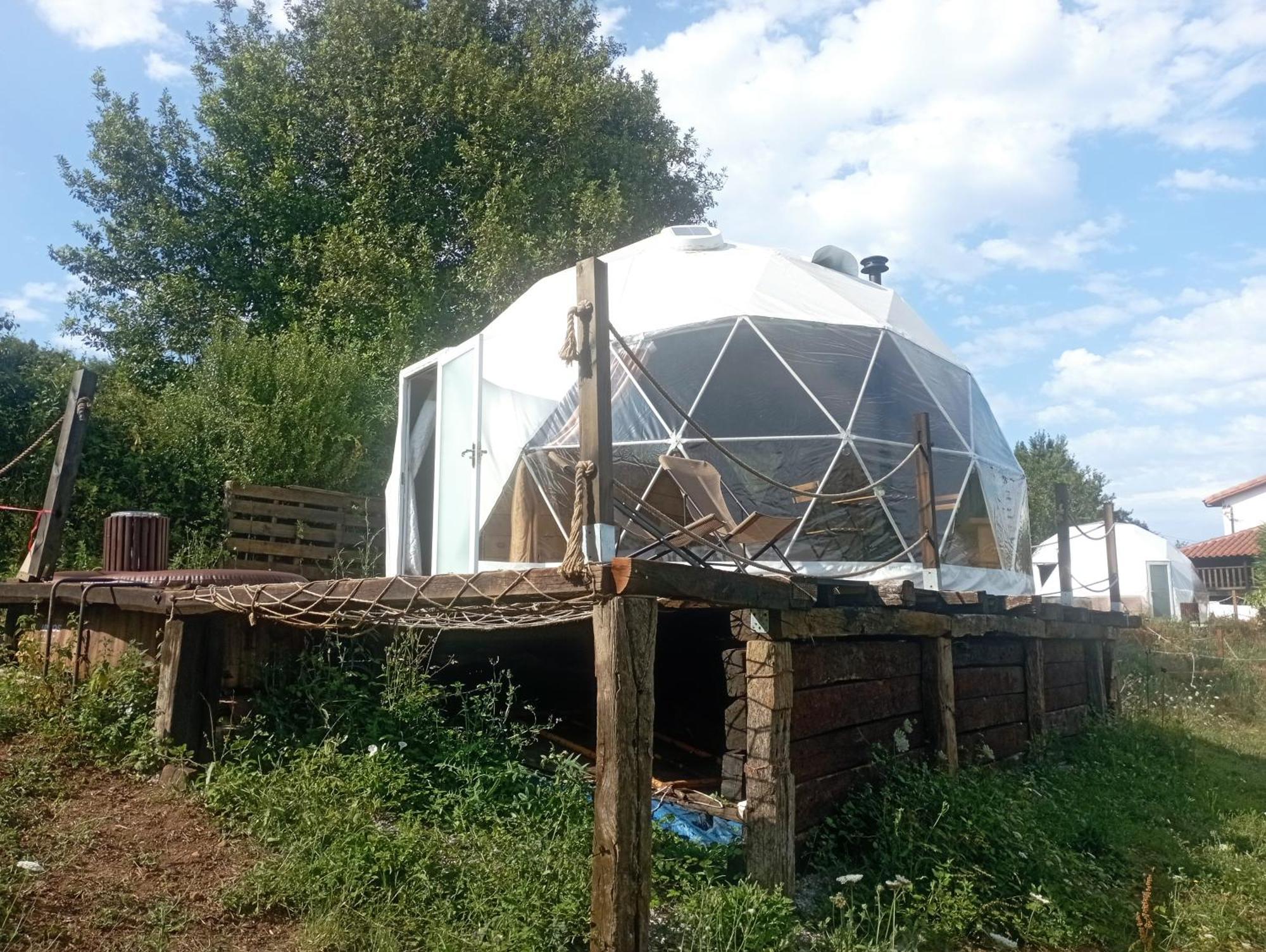 ホテル Glamping Quintana ヒホン エクステリア 写真