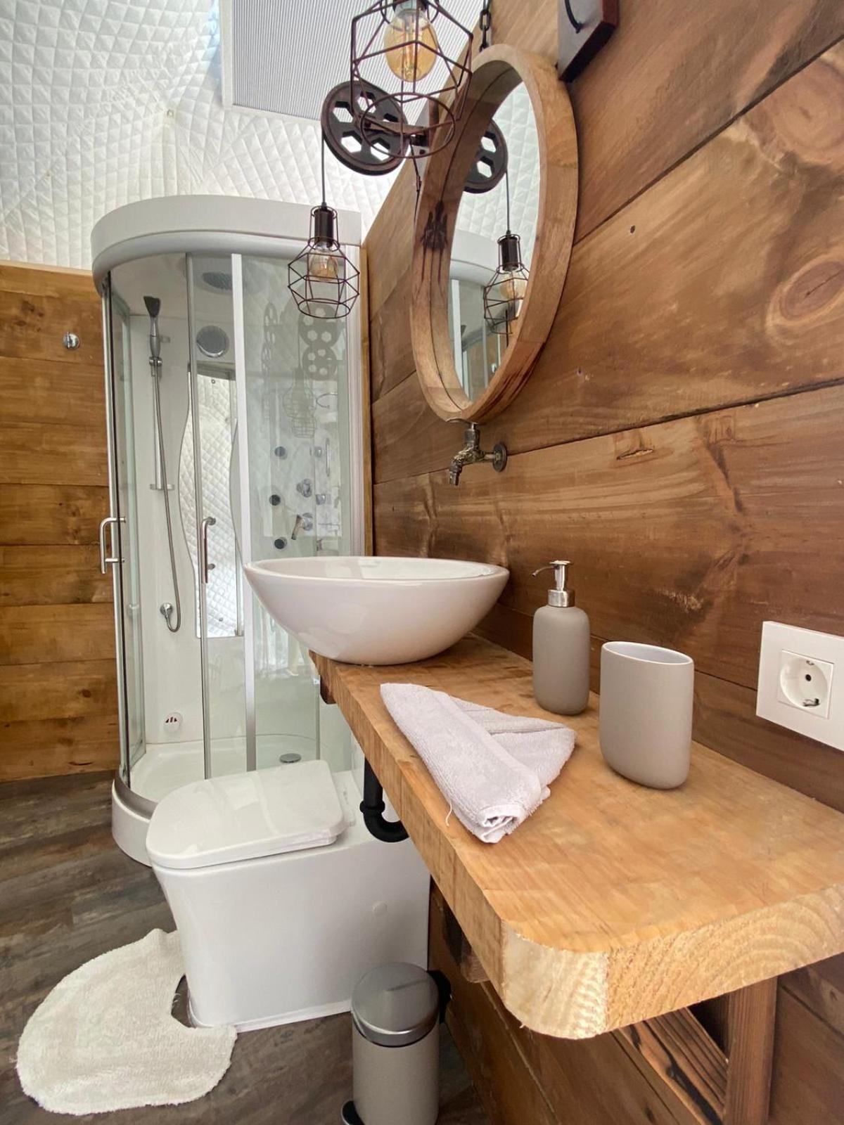 ホテル Glamping Quintana ヒホン エクステリア 写真